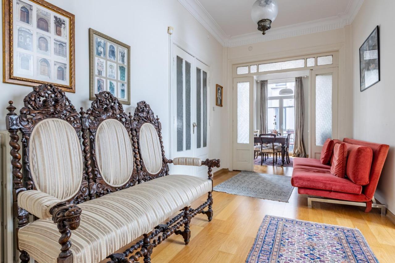 Flat With Balcony And Bosphorus View In Beyoglu Apartment Istanbul Luaran gambar